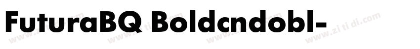 FuturaBQ Boldcndobl字体转换